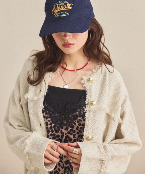 トップス DISCOVERED COCO TWEED KNIT CARDIGAN JKT トップス DISCOVERED COCO TWEED KNIT CARDIGAN JKT トップス