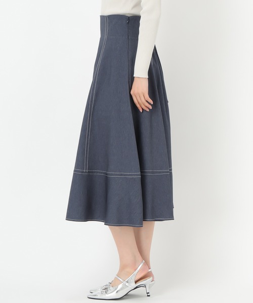 MISCH MASCH バックレースアップポリデニムスカート バックレースアップポリデニムスカート/MM517213 – MISCH MASCH