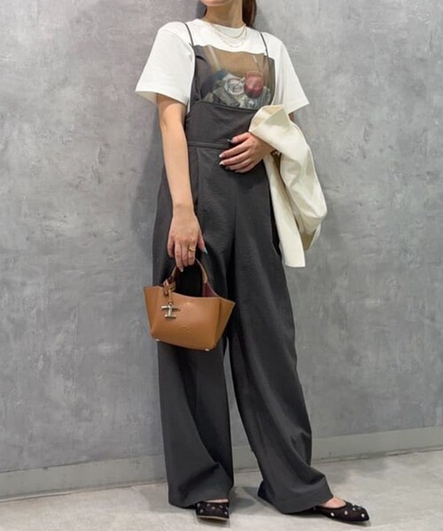 MACPHEE（マカフィー） サロペット オーバーオール ポリエステル