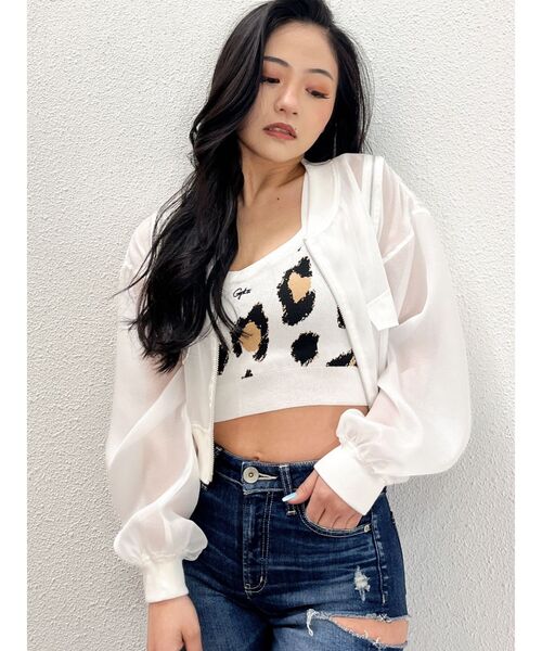 GYDA♡アウター GYDA ダウンコート ダウンジャケット 2WAYロゴ ZIPダウンコート