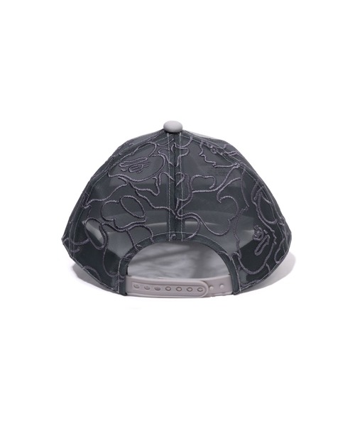 A BATHING APE キャップ 帽子 LINE CAMO JACQUARD MESH BLOCKING