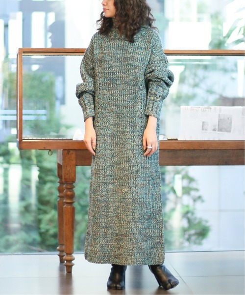 美品✨近年 フォクシー Provenza ニットワンピース グリーン 40 美品✨近年 フォクシー Provenza ニットワンピース グリーン 40