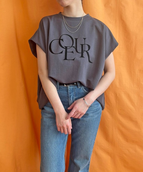 フロッキーロゴTシャツアルページュストーリー ヴィンテージフロッキーロゴTシャツ | Tシャツ・カットソー