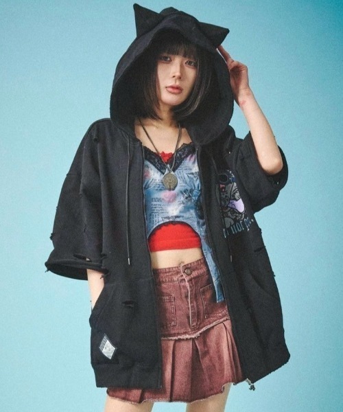 GALFY パーカー 「GALFY」病みに染まりし反戦パーカー