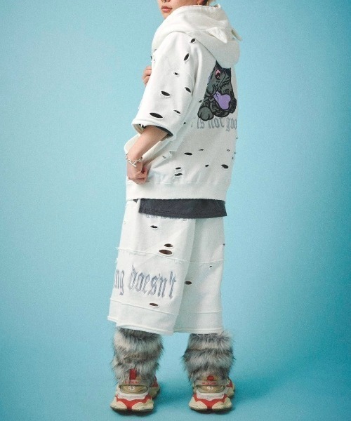 GALFY（ガルフィー） パーカー 「GALFY」病みに染まりし反戦パーカー