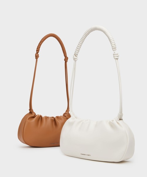 CHARLES & KEITH◆Lorelai ノットストラップ ショルダーバッグ CHARLES & KEITH ショルダーバッグ バッグ Lorelai ローレライ