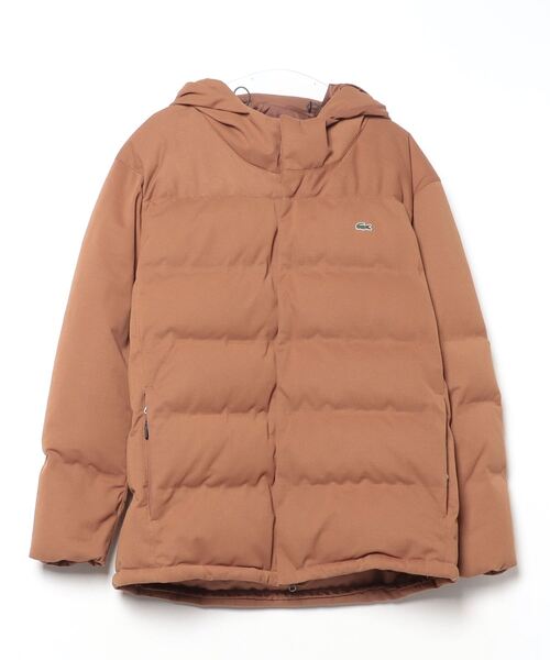 LACOSTE」 ダウンジャケット 54 ブラウン メンズ ラコステ LACOSTE 