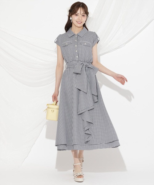 WILL SELECTION ラッフル襟ワンピース　フリル2wayオフショルダー セール 50%OFF】ラッフル襟ワンピース(505297049) | ウィル
