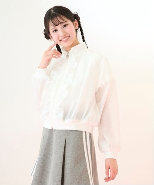 mezzo piano 160cm ブルゾン　希少 mezzo piano Junior ブルゾン アウター シアーブルゾン キッズ