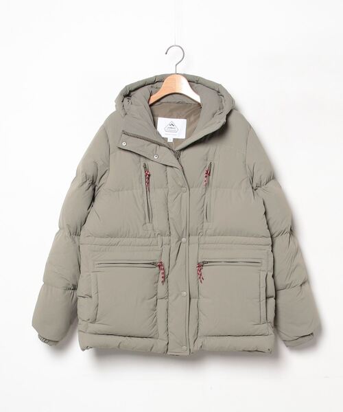 美品PYRENEX オリーブ ダウンジャケット JP 36 Pyrenex（ピレネックス） ダウンジャケット 36 オリーブ レディース