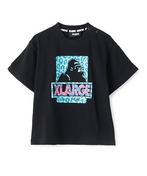 XLARGE KIDS（エクストララージ キッズ） tシャツ カラフルレオパード