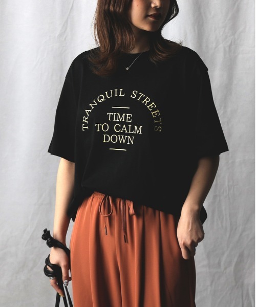 Right-on（ライトオン） tシャツ 「HONEYSUCKLE ROSE」ロゴプリントT