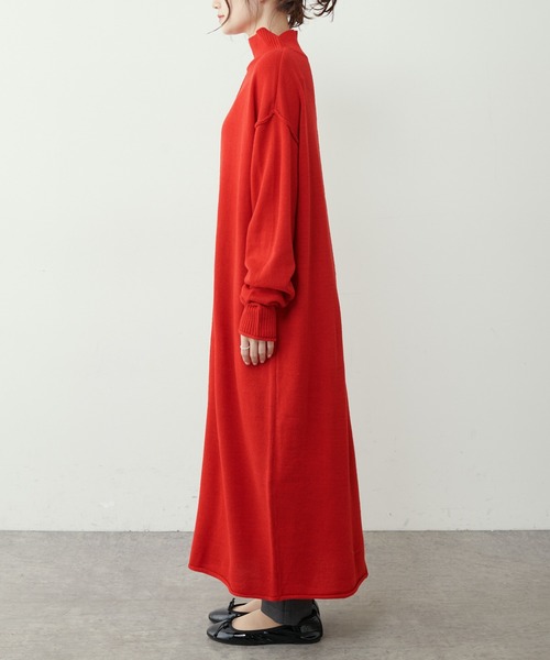 「PUAL CE CIN」 ニットワンピース FREE グリーン レディース_画像3