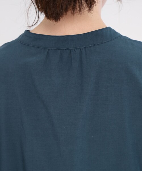 ブラウス シャツ 「夏SALE／E‐QUALITY／手洗い可」スキッパーブラウス レディース Reflect｜【夏SALE/E-QUALITY/手洗い可】スキッパーブラウス