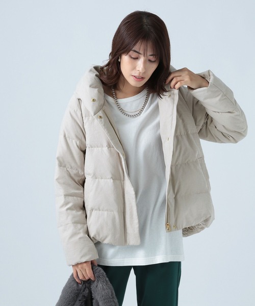 「BAYFLOW」 ダウンジャケット SMALL ブルー レディース_画像8