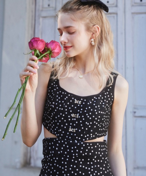 Rosy luceワンピース 半袖 ROSY LUCE（ロージールーチェ） ワンピース スイッチフリルワンピース