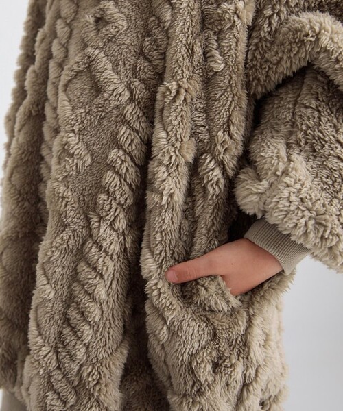 「branshes」 「KIDS」長袖ワンピース 100 ブラウン キッズ_画像4