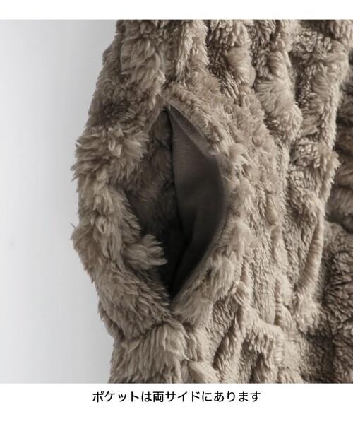 「branshes」 「KIDS」長袖ワンピース 100 ブラウン キッズ_画像7