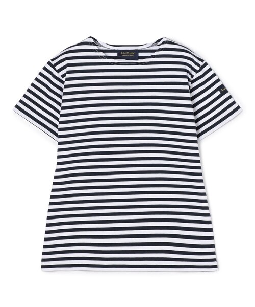 tシャツ Leminor ハーフスリーブボーダーカットソー レディース