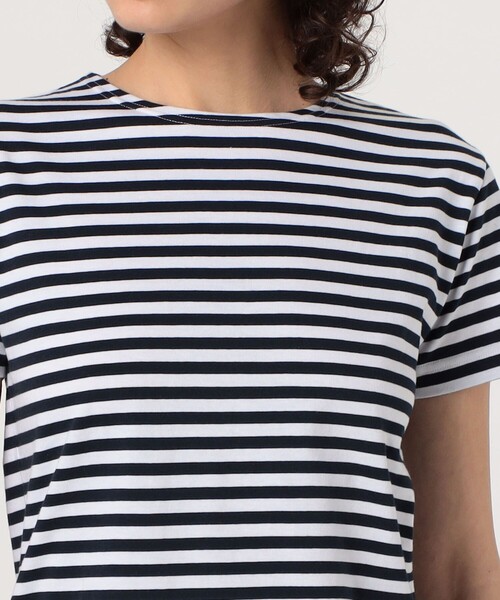 tシャツ Leminor ハーフスリーブボーダーカットソー レディース Le Minor tシャツ Leminor ハーフスリーブボーダーカットソー