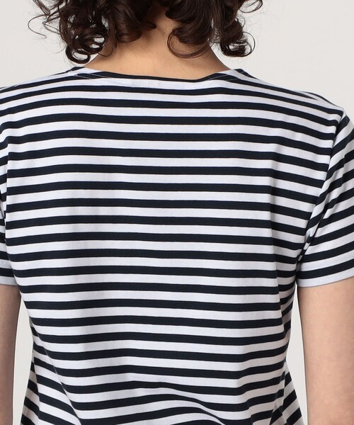 Le minor ハーフスリーブカットソー Le Minor（ルミノア） tシャツ ハーフスリーブボーダーカットソー