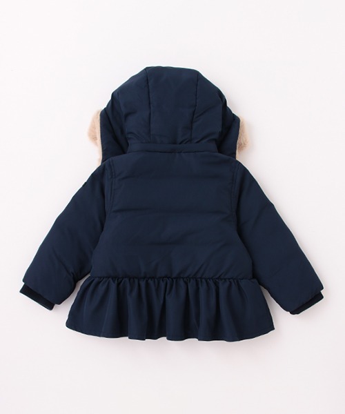 「petit main」 「KIDS」ダウンジャケット 80cm ライトベージュ キッズ_画像2