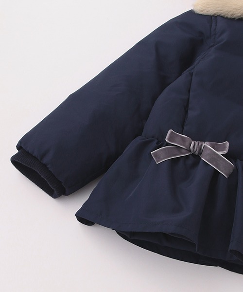 「petit main」 「KIDS」ダウンジャケット 80cm ライトベージュ キッズ_画像8