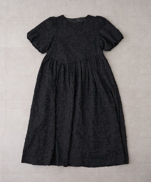 w closet ワンピース 「3色展開」フラワーレースワンピース