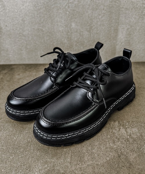 CALIFORNIA OUTFITTERS ビジネスシューズ 6C36 厚底 レースアップ