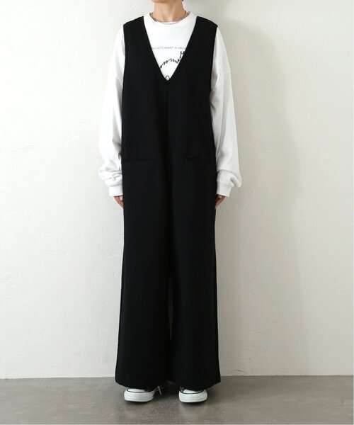 【美品】journal standard オールインワン 黒 日本製 journal standard L'essage（ジャーナルスタンダードレサージュ