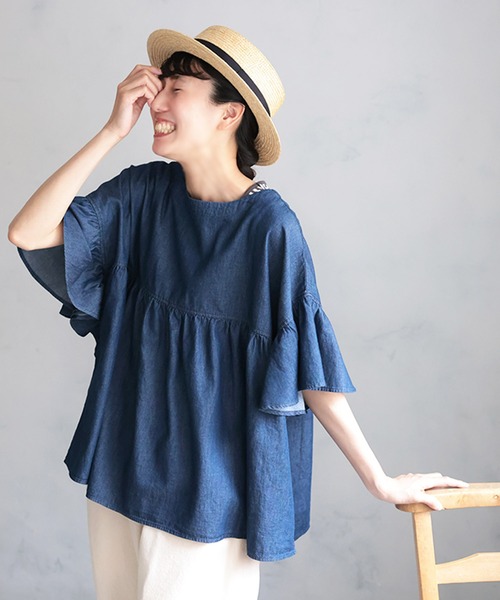 ソウルベリー 麻　完売品 Lサイズ 楽天市場】ロンTを麻でつくりました。麻100%でつくった重ね着の