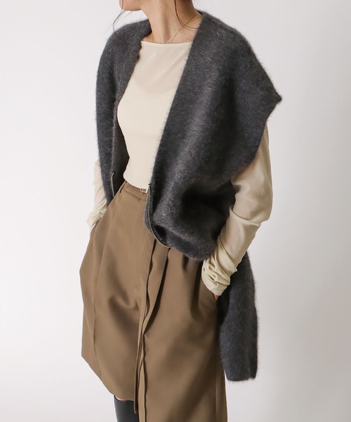 DRESSLAVE（ドレスレイブ） ベスト ジレ yak fox zip gilet(ヤク