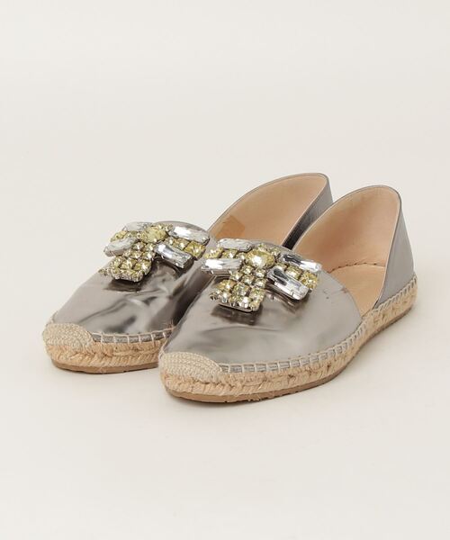 Jimmy Choo シルバーエスパドリーユ JIMMY CHOO 「JIMMY CHOO」 エスパドリーユ 36.5 シルバー