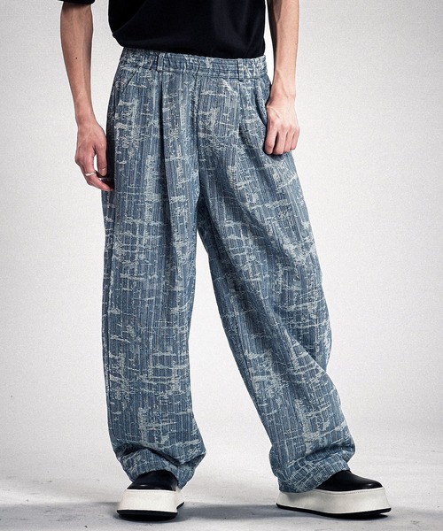 NO ID.（ノーアイディー） ワイドパンツ ジーンズ 「NO ID.」JQ Denim