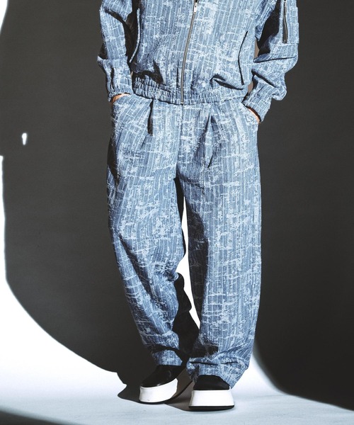 NO ID.（ノーアイディー） ワイドパンツ ジーンズ 「NO ID.」JQ Denim