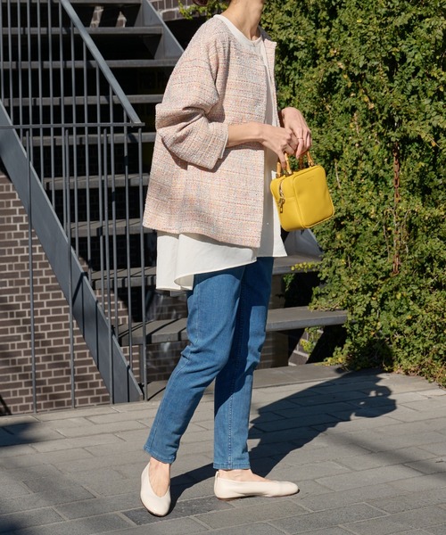 BEARDSLEY（ビアズリー） ツイードジャケット FREE アイボリー