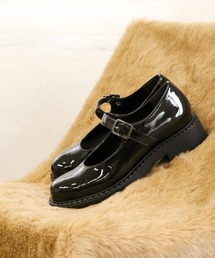 あしながおじさん フラットパンプス メリージェーン 黒 23cm 新品未使用 あしながおじさん パンプス 黒 メリージェーン オケージョン