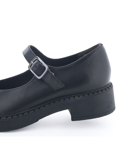 あしながおじさん フラットパンプス メリージェーン 黒 23cm 新品未使用 あしながおじさん パンプス メリージェーンシューズ 1610039