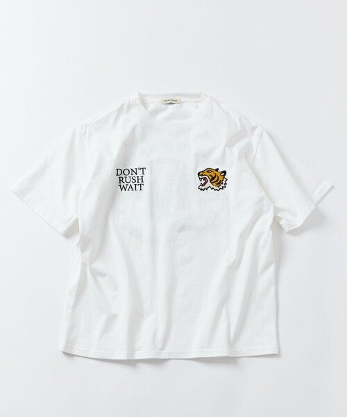 「FREAK'S STORE」 半袖Tシャツ MEDIUM チャコールグレー メンズ