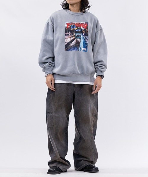 THRASHER（スラッシャー） トレーナー スウェット 「at」「THRASHER