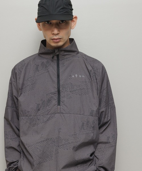 BALMUNG グレー メッシュナイロンジャケット bal（バル） ナイロンジャケット LIGHT WEIGHT WIND SHELL JACKET