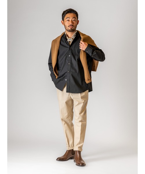 「BANANA REPUBLIC FACTORY STORE」 長袖シャツ M ホワイト メンズ_画像4