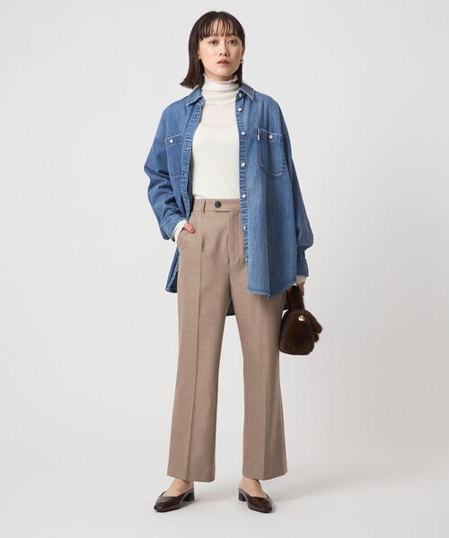 【美品】GREEN LABEL RELAXING パンツスーツ 上M下L green label relaxing（グリーンレーベルリラクシング） スラックス