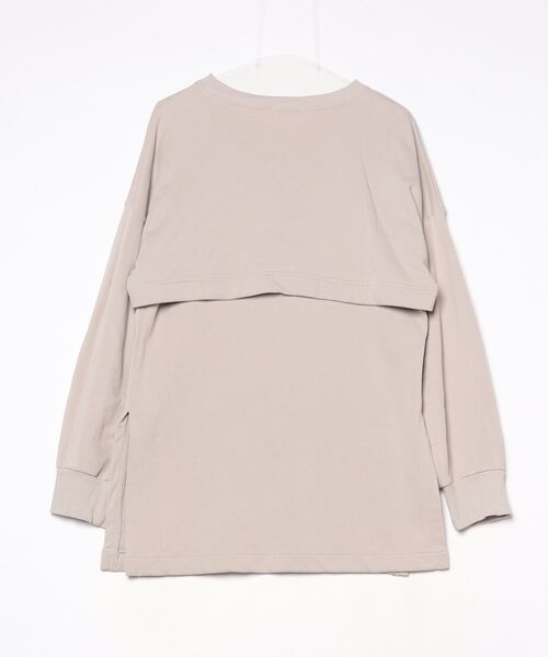 「JEANASIS」 スウェットカットソー FREE ベージュ レディース_画像2