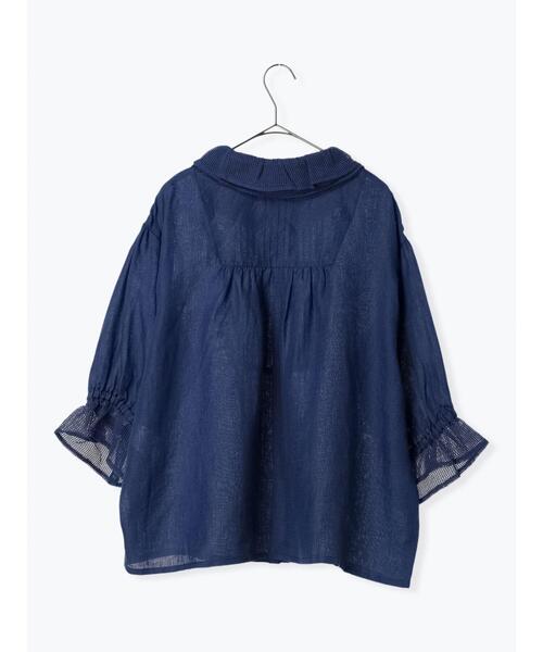 「TSUHARU by Samansa Mos2」 7分袖ブラウス F ブラック レディース_画像3