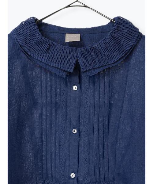 「TSUHARU by Samansa Mos2」 7分袖ブラウス F ブラック レディース_画像4