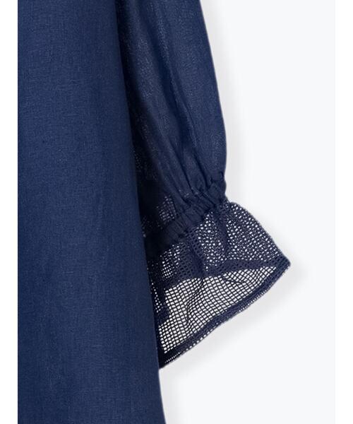 「TSUHARU by Samansa Mos2」 7分袖ブラウス F ブラック レディース_画像5