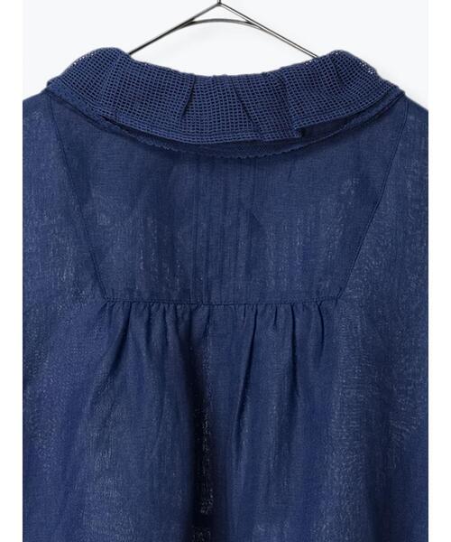 「TSUHARU by Samansa Mos2」 7分袖ブラウス F ブラック レディース_画像7