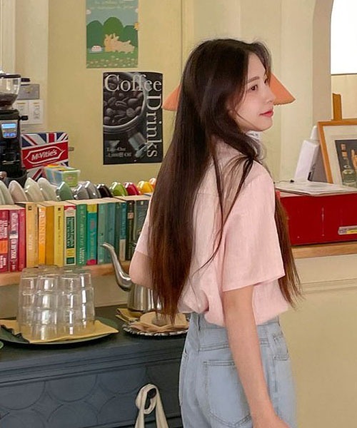 「SONA」 「a;ann」半袖シャツ FREE アイボリー レディース_画像6