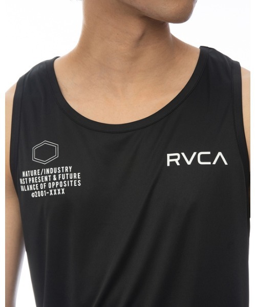 「RVCA」 ノースリーブトップス X-LARGE ブラック メンズ_画像9
